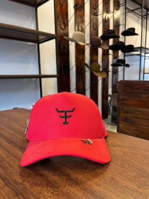 BONÉ TEXAS FARM VERMELHO TF8001