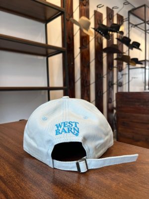 BONÉ WEST BARN AZUL CLARO LOGO AZUL 7014