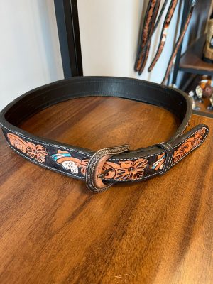 CINTO PH MIÇANGA CRUZ AZUL C/ PT CAVEIRA PH05