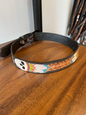 CINTO PH MR/PT ENTALHADO CAVEIRA INDIO PH11