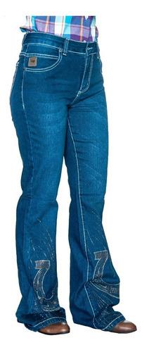 Calça Alabama Strass Celeste 465