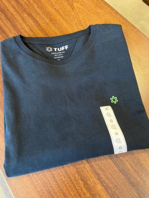 CAMISETA TUFF PRETA LOGO VERDE 6266