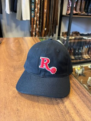 BONÉ WEST BARN PRETO LOGO VERMELHO 7016