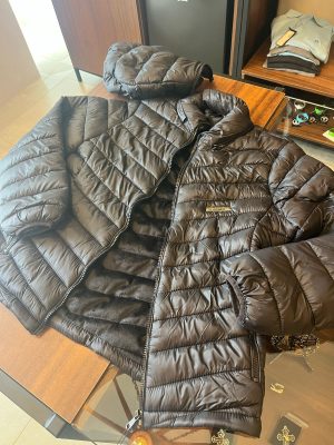 JAQUETA PUFFER FEMININA NFR 2K PRETA AVELUDADA 2321