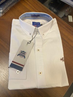 CAMISA MANGA LONGA NFR SLIM BRANCA LISA 9051