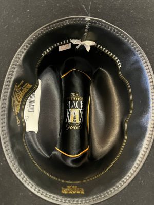 CHAPEU RESISTOL BLACK GOLD 20X PELO DE CASTOR RFP20X