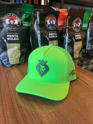 BONÉ TERAS KINGS VERDE LIMAO C/ LOGO TK024