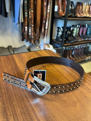 CINTO MASTER MARROM CRAVEJADO 2416