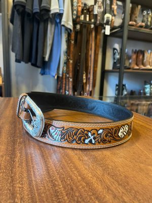 CINTO ENTALHADO CRUZ BARALHO 2420