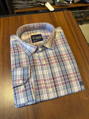 CAMISA MANGA LONGA TXC REGULAR TRICOLINE XADREZ 29591L