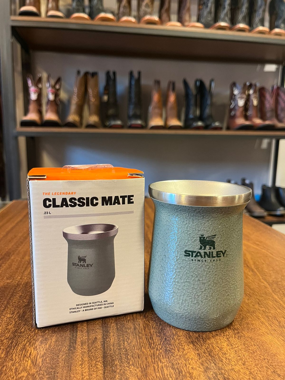Cuia Térmica Stanley Hammertone Green 236ml ST01