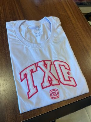 CAMISETA TXC FEMININA FIO 30 BORDADA BRANCA 51273BC