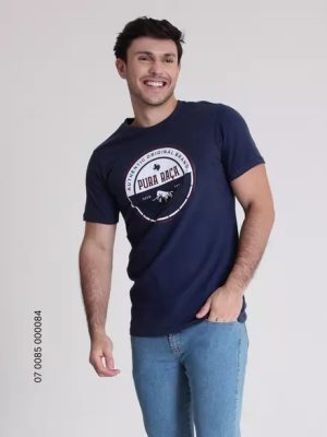 CAMISETA PURA RAÇA MARINHO ESTAMPA 000083