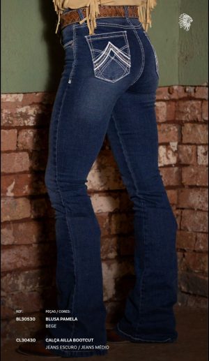 CALÇA FEMININA WEST DUST AYLLA BOOTCUT CL30430