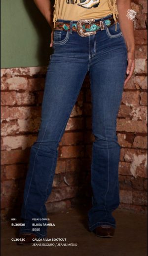 CALÇA FEMININA WEST DUST AYLLA BOOTCUT CL30430