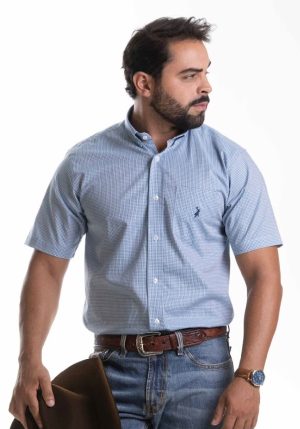 CAMISA MANGA CURTA AUSTIN WESTERN XADREZ A007