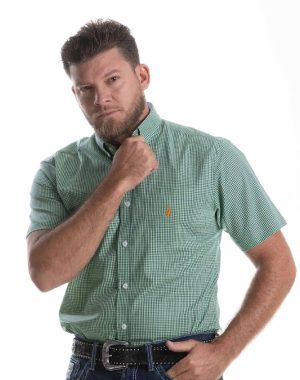 CAMISA MANGA CURTA AUSTIN WESTERN XADREZ A013