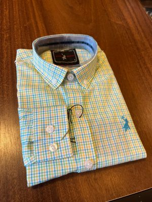 CAMISA INFANTIL MANGA LONGA AUSTIN WESTERN XADREZ A066