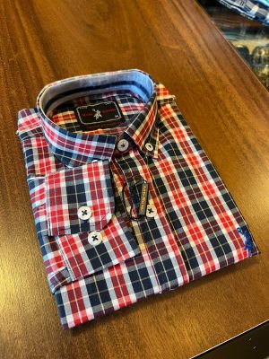 CAMISA INFANTIL MANGA LONGA AUSTIN WESTERN XADREZ A068