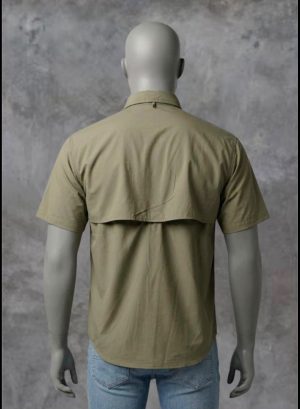 CAMISA MANGA CURTA VERDE MILITAR UV OUTDOOR SPORTS OS01