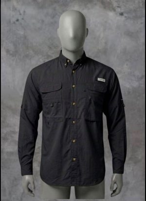CAMISA MANGA LONGA PRETA UV OUTDOOR SPORTS OS02