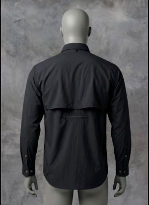 CAMISA MANGA LONGA PRETA UV OUTDOOR SPORTS OS02
