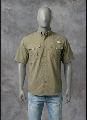 CAMISA MANGA CURTA VERDE MILITAR UV OUTDOOR SPORTS OS01