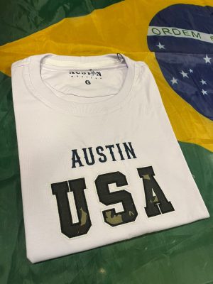 CAMISETA AUSTIN WESTERN BORDADA A076