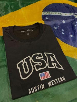 CAMISETA AUSTIN WESTERN BORDADA A079