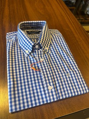 CAMISA MANGA CURTA ALL HUNTER CLASSIC FIT XADREZ AZUL C/BC 5144