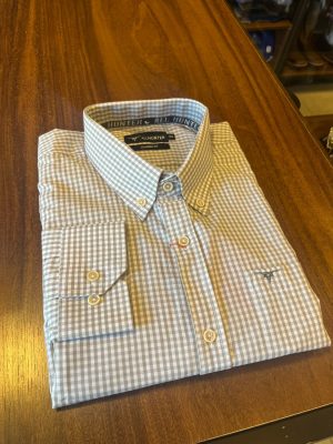 CAMISA MANGA LONGA ALL HUNTER CLASSIC FIT XADREZ CAQUI C/BC 5138