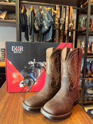 BOTA DHR SOLADO JUMP CAFÉ CANO BORDADO D554