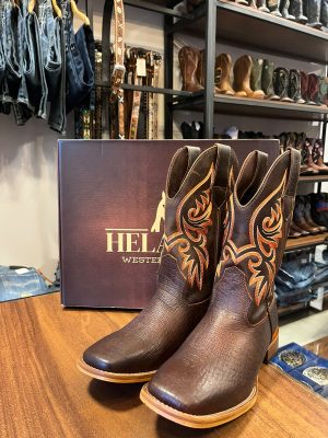 BOTA HELAZZA MR CABEÇA SOLADO COURO 20424