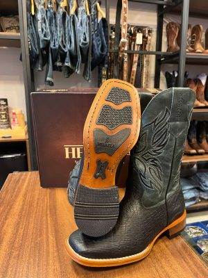 BOTA HELAZZA PT CABEÇA SOLADO COURO 22426
