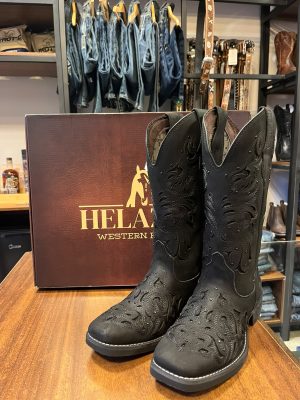 BOTA HELAZZA FEMININA CORTE LASER BRILHO FLEX 60224
