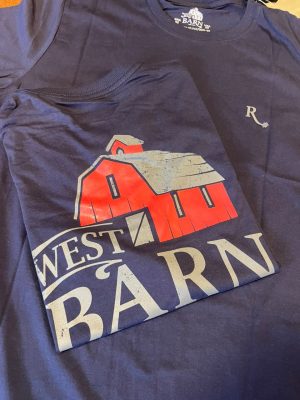 CAMISETA WEST BARN DESENHO COSTAS AZUL MARINHO WB03