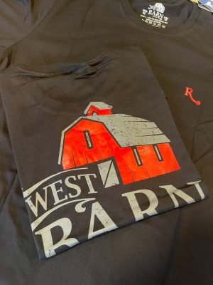 CAMISETA WEST BARN DESENHO COSTAS PRETO WB04